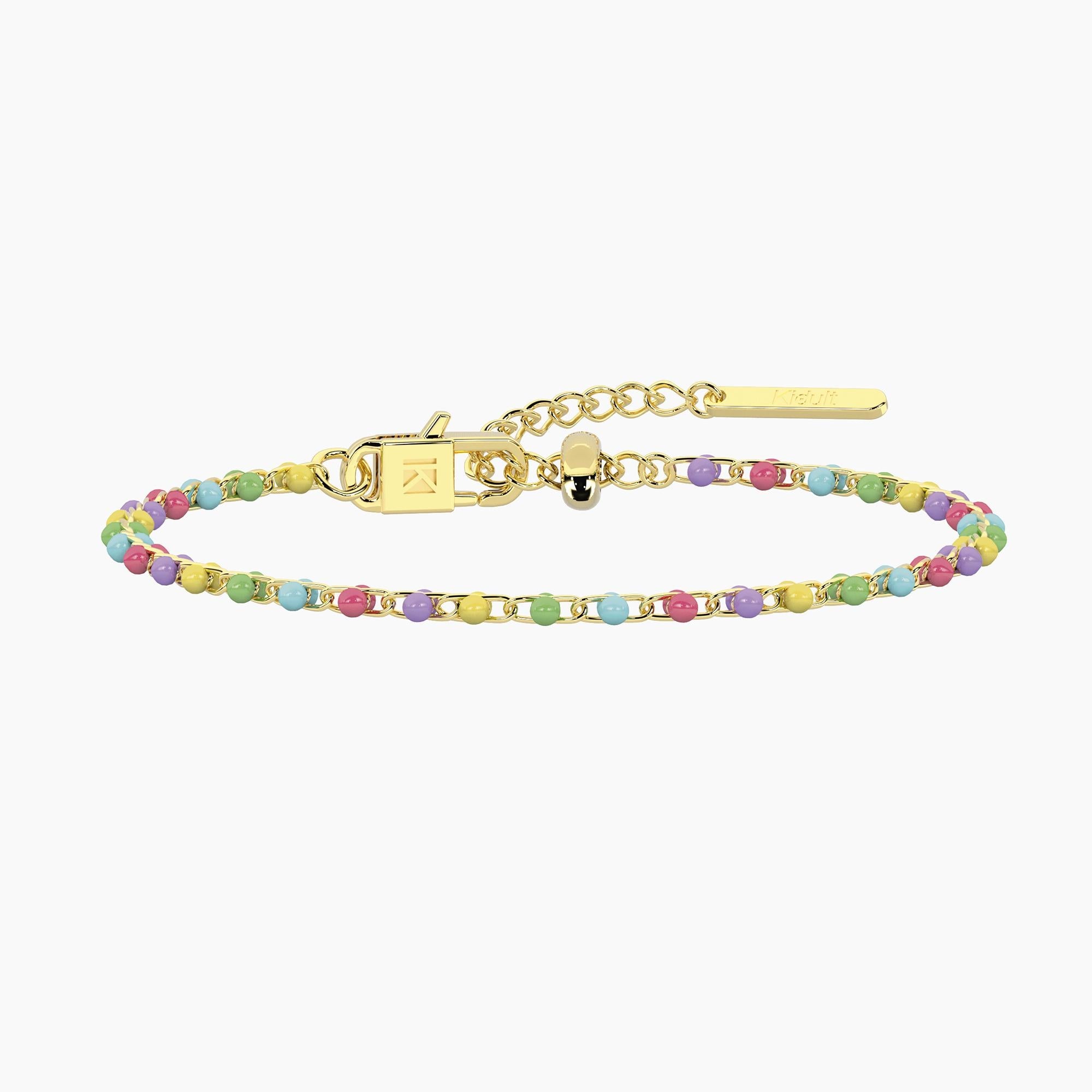 Bracciale componibile multicolor Pop corn