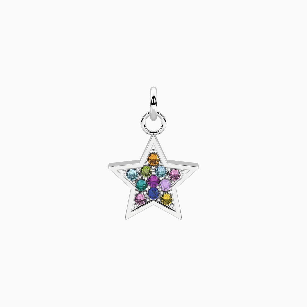 Ciondolo stella con cristalli multicolor Stella multicolor