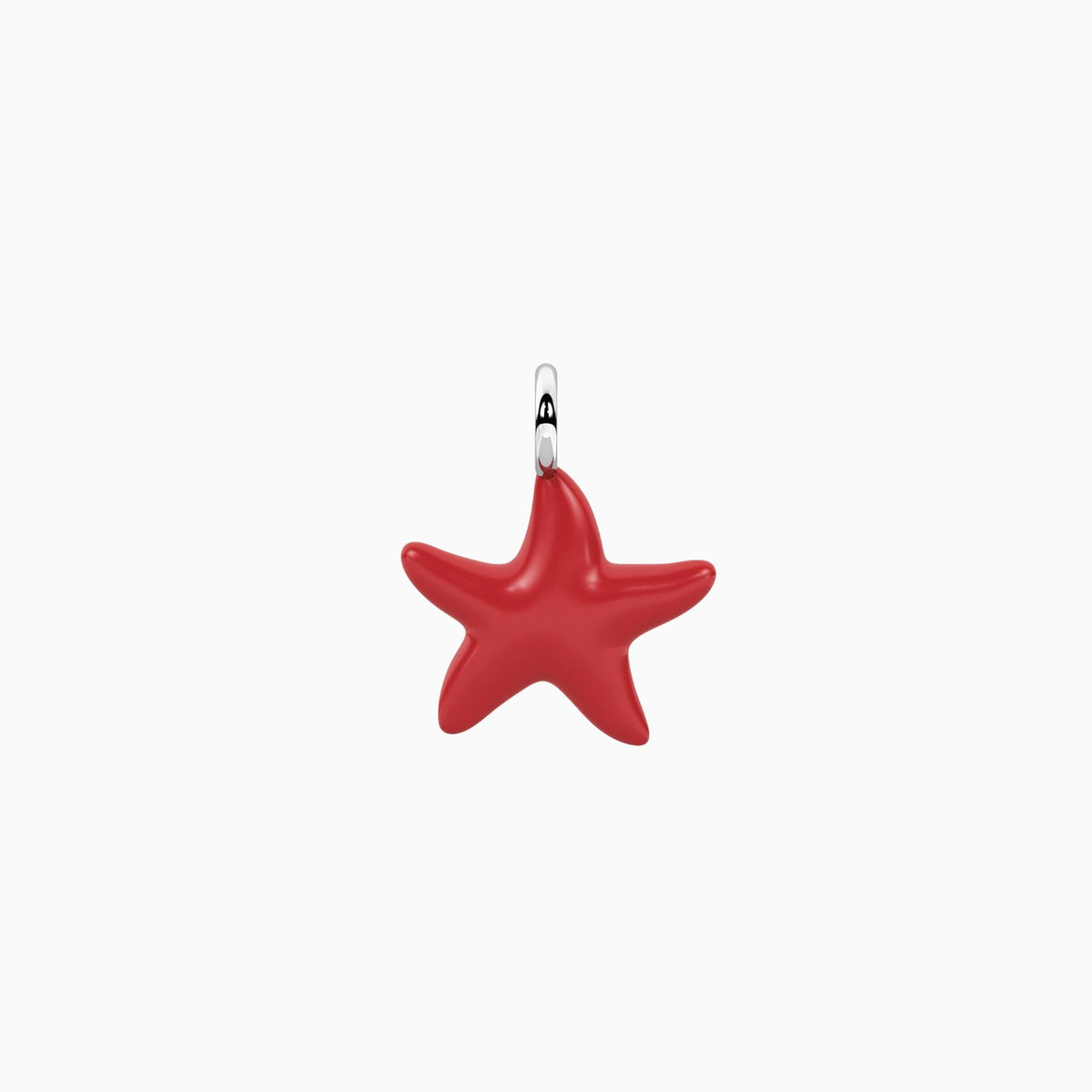 Ciondolo a forma di stella rossa Starfish