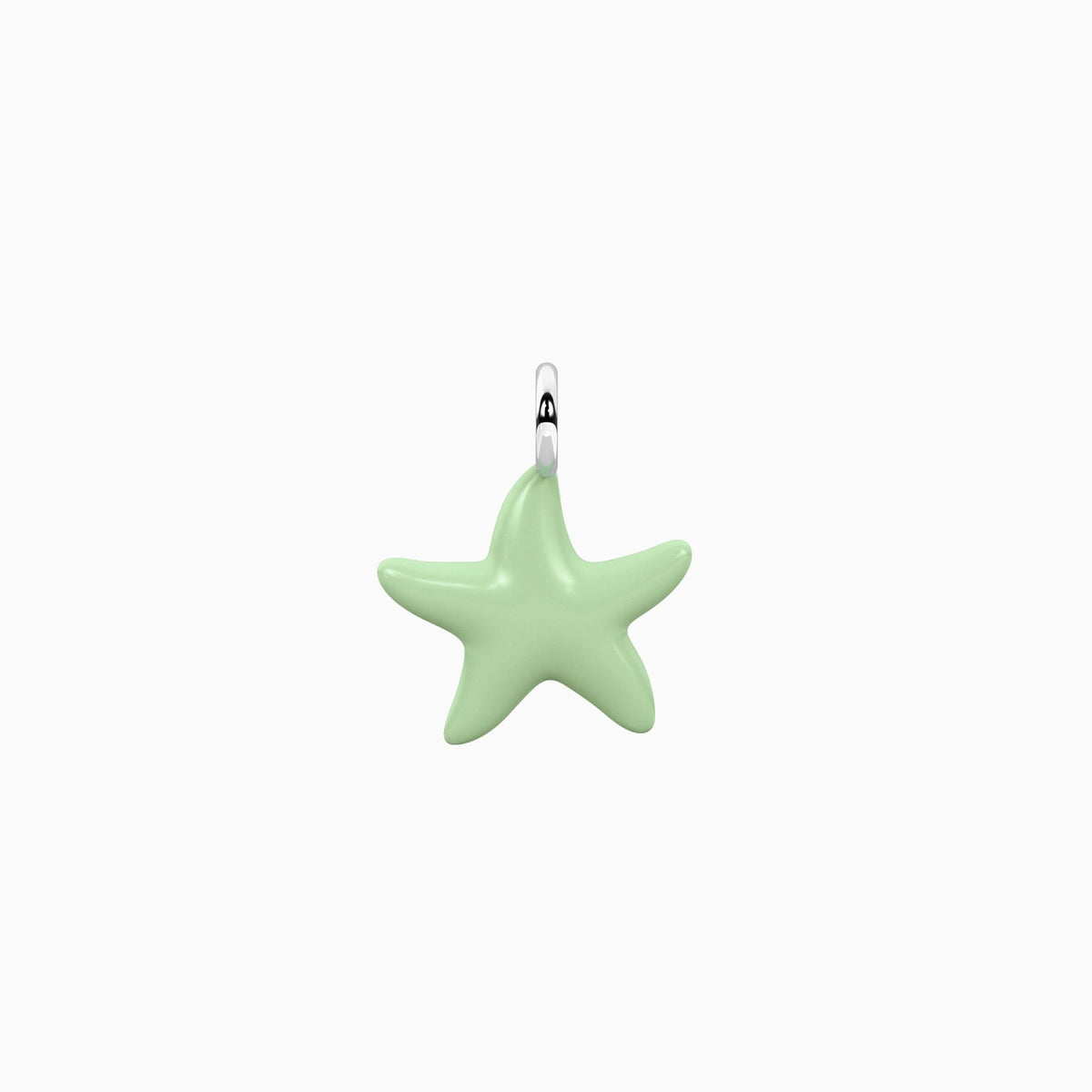 Ciondolo a forma di stella verde Starfish