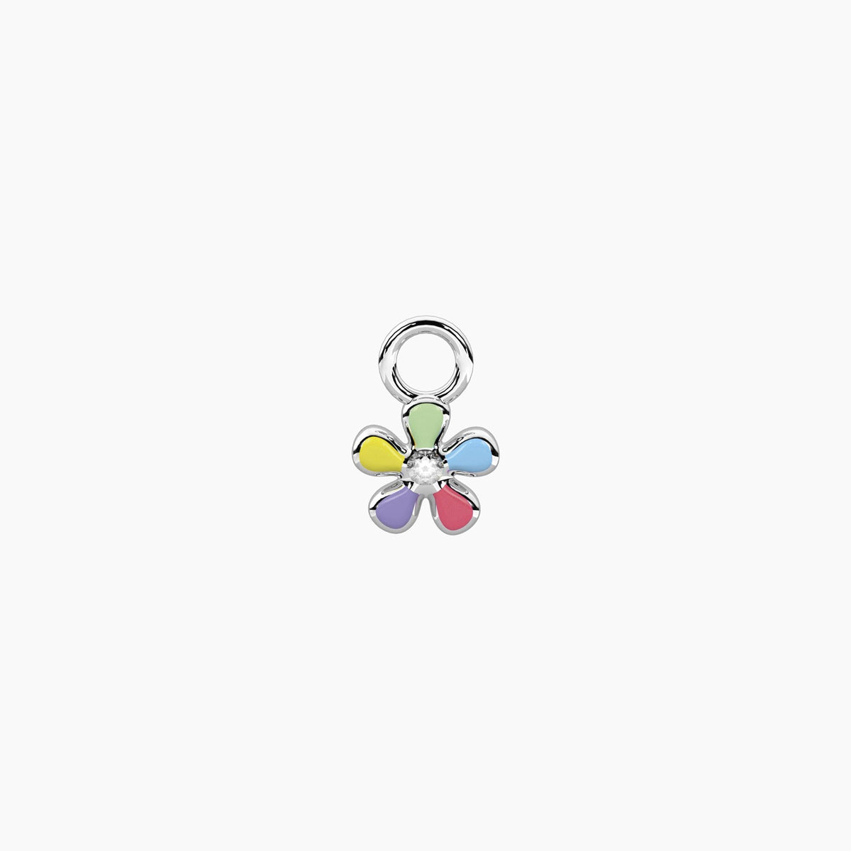 Ciondolo per orecchini a forma di fiore multicolor Fiorellino