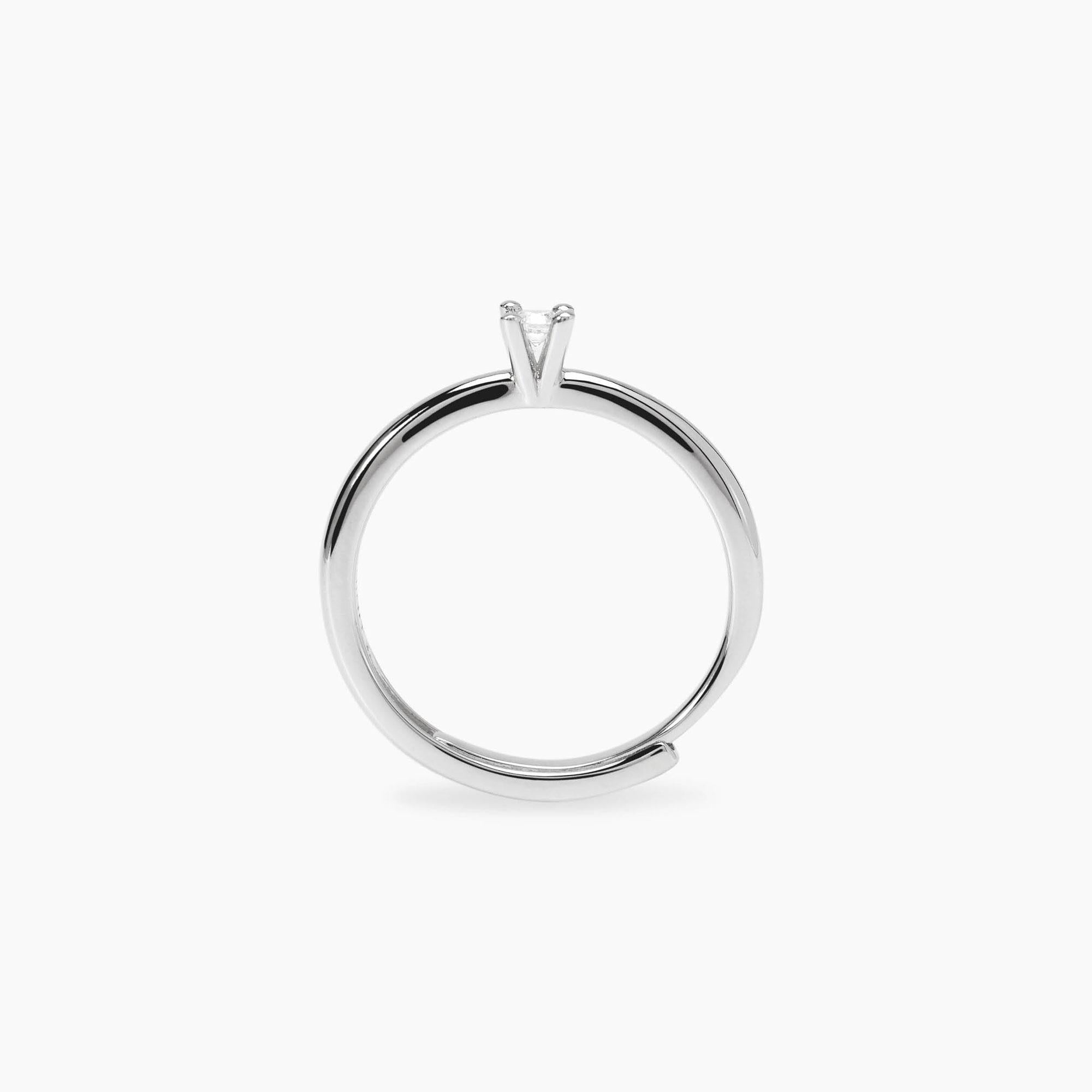 Anello solitario con diamante lab-grown My Diamond