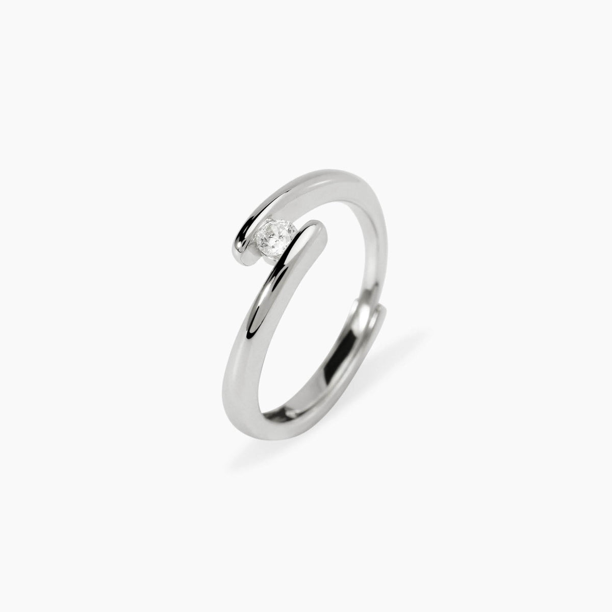 Anello solitario con diamante lab-grown My Diamond