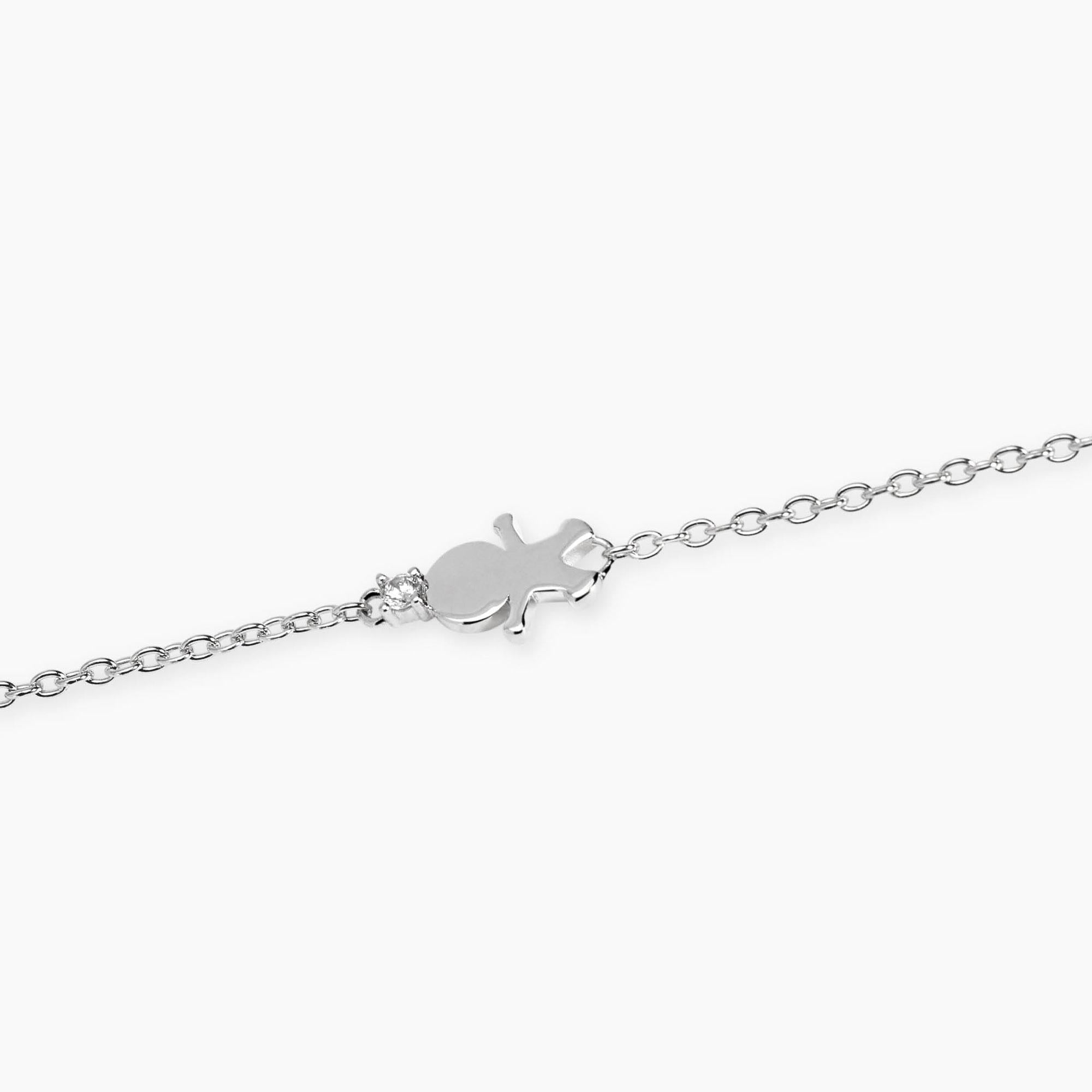 Bracciale con simbolo bimbo con diamante lab-grown My Diamond
