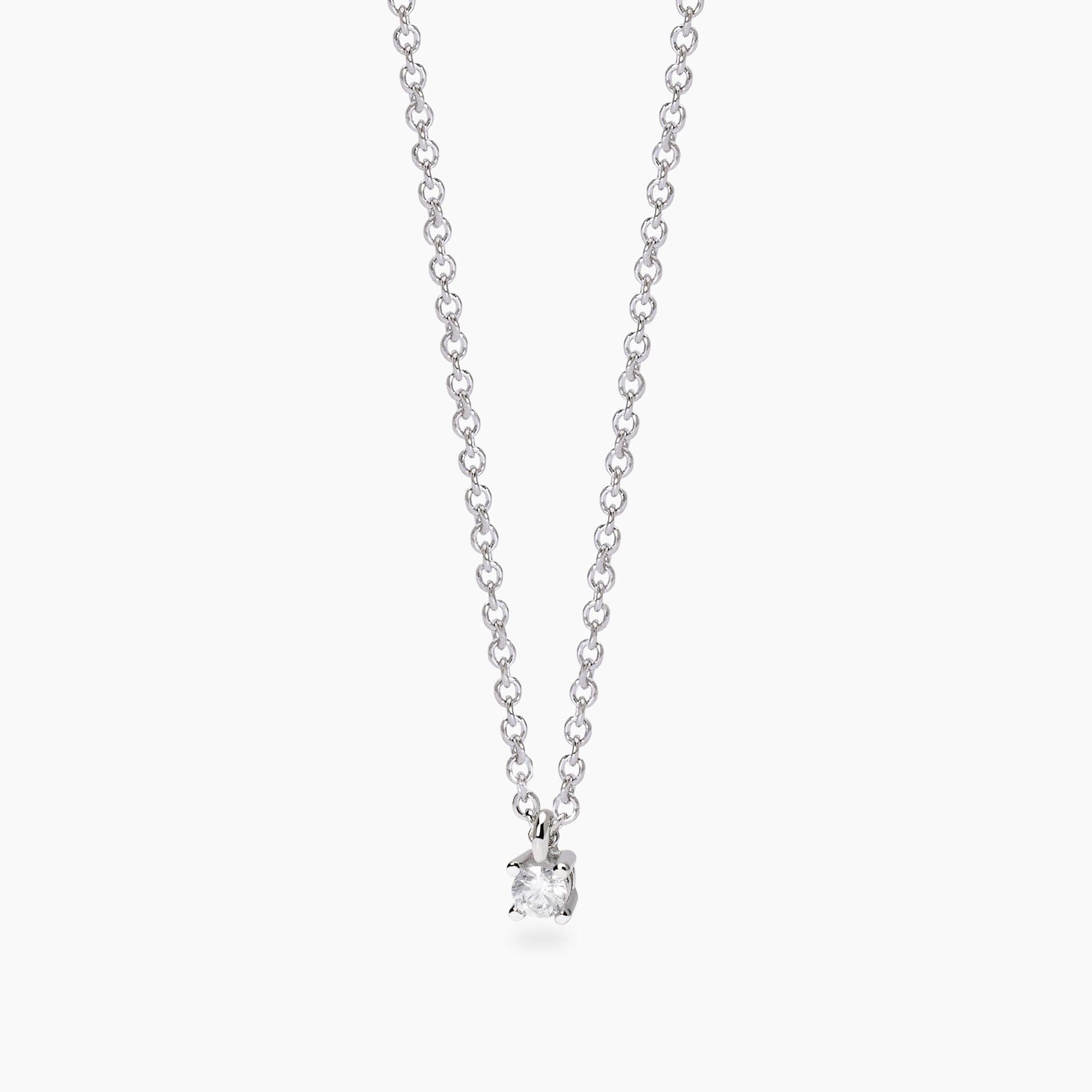 Girocollo con diamante lab-grown My Diamond