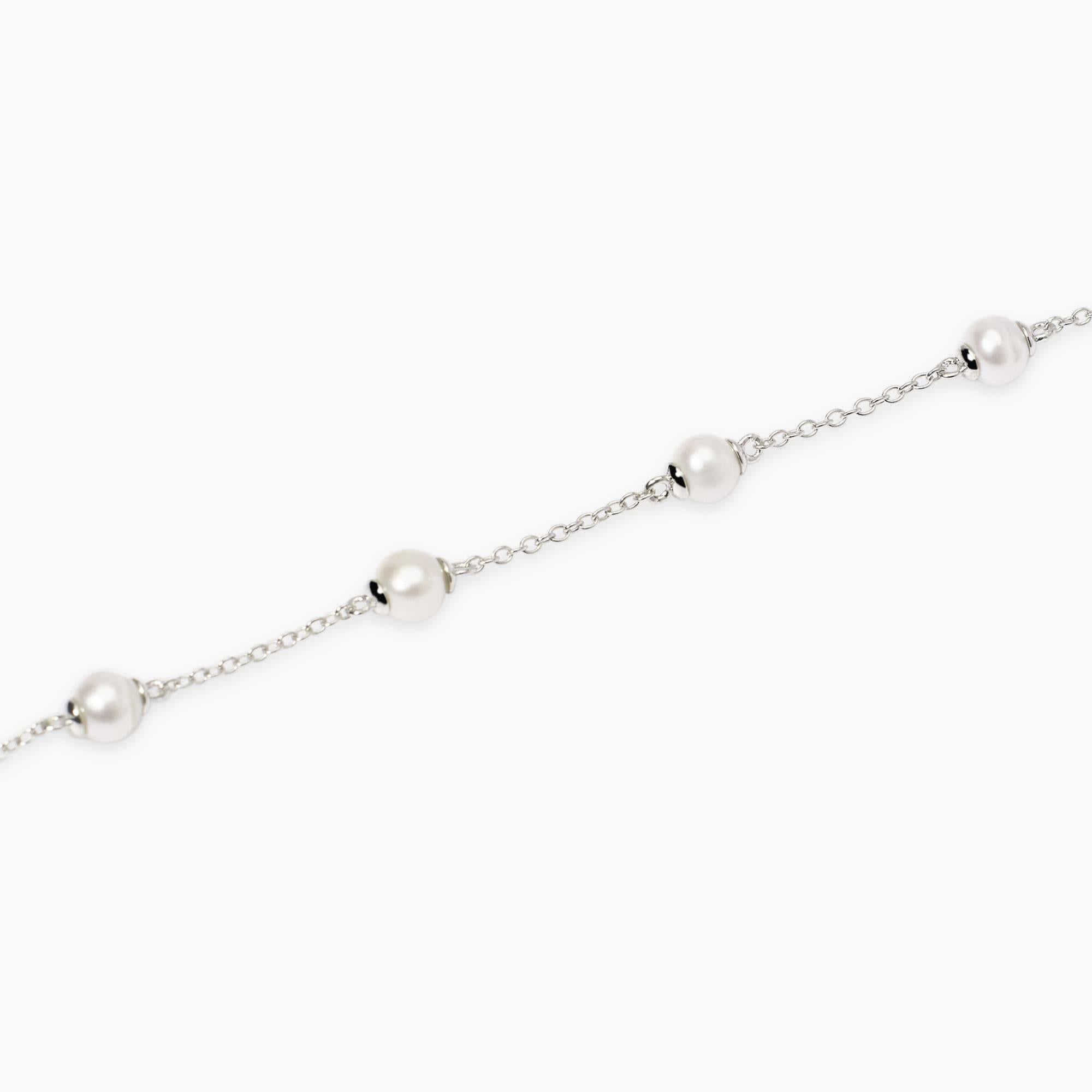Bracciale in argento con perle coltivate C'ERA UNA VOLTA