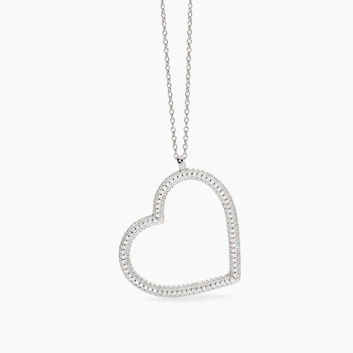 Collana con cuore in zirconi VERA