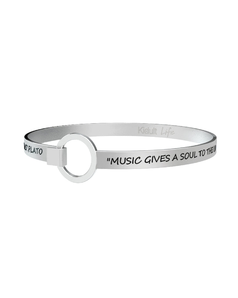 731250 Bracciale Free Time "MUSIC GIVES A SOUL TO THE UNIVERSE WINGS TO THE MIND FLIGHT TO THE IMAGINATION AND LIFE TO EVERYTHING"
