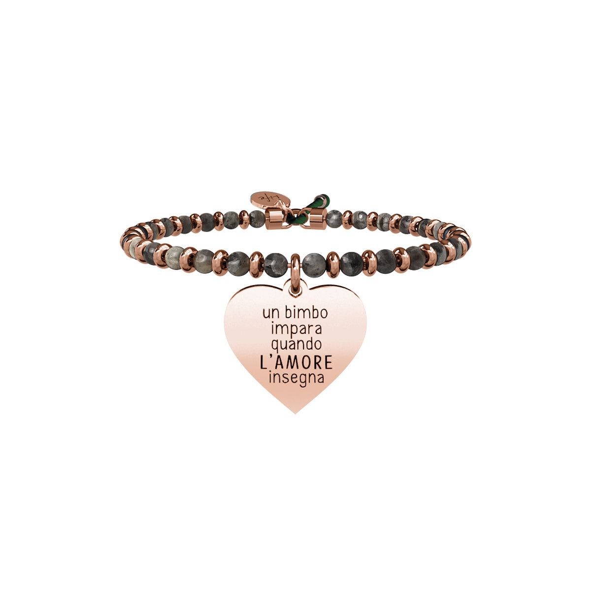 731440 Bracciale Love "Un bimbo impara quando l'amore insegna"
