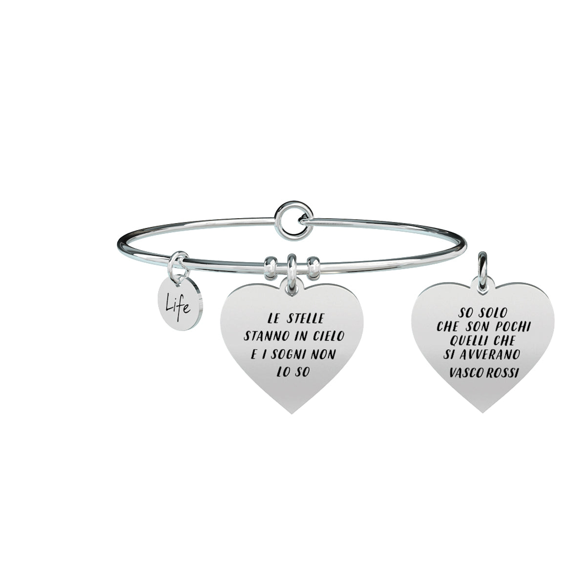 731467 Bracciale Vasco "Le stelle stanno in cielo i sogni non lo so so solo che son pochi quelli che si avverano"