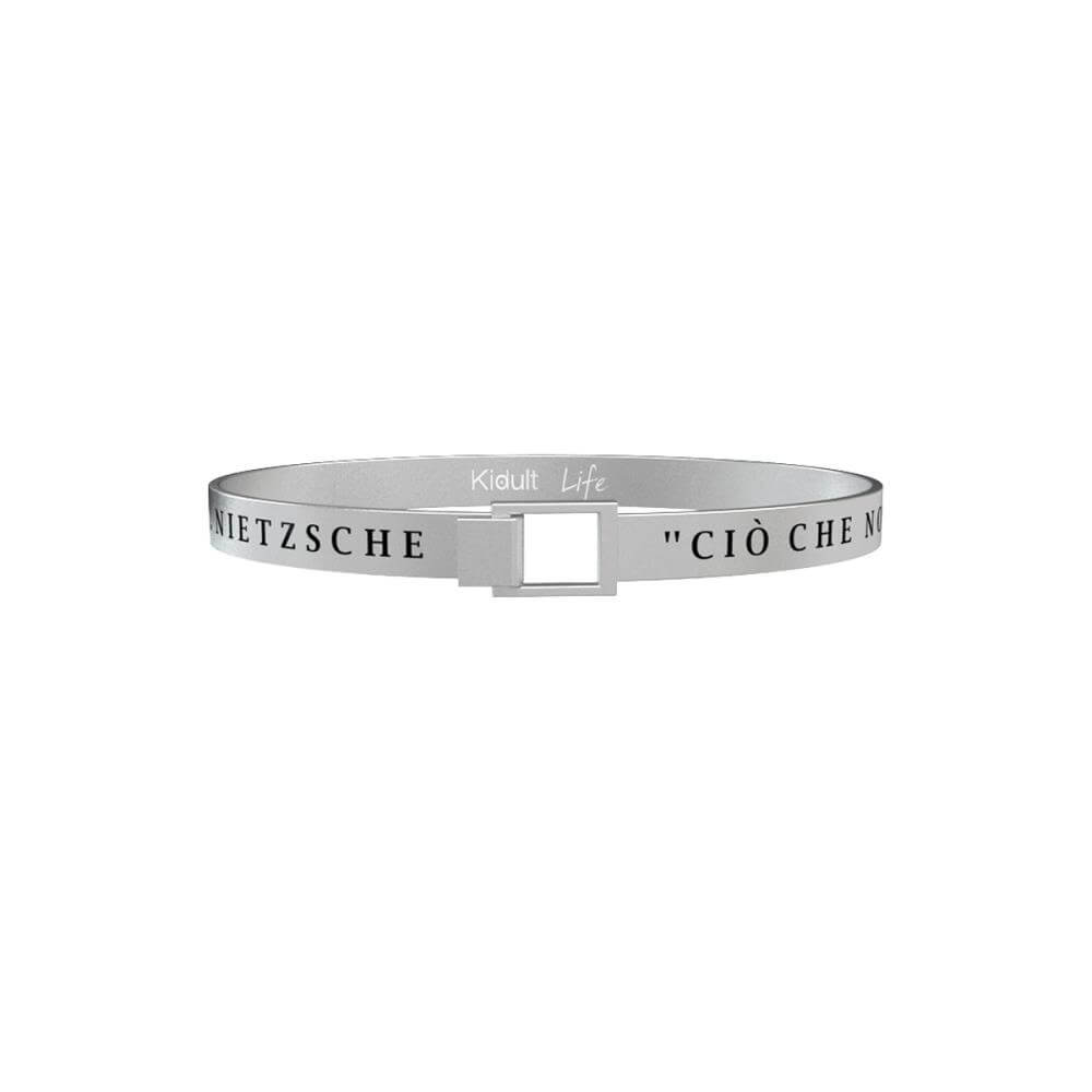 731510 Bracciale "Ciò che non mi distrugge mi rende più forte" F. Nietzsche