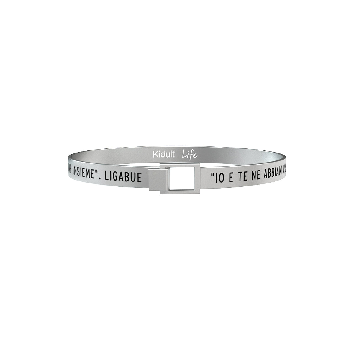 731558 Bracciale Ligabue "Io E Te Ne Abbiam Vista Qualcuna- Vissuta Qualcuna Ed Abbiamo Capito Per Bene Il Termine Insieme"
