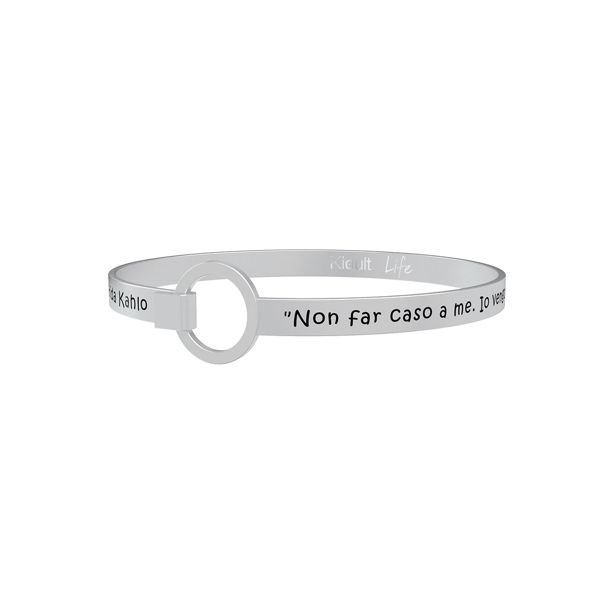 731598 Bracciale Frida Kahlo "Non fare caso a me. Io vengo da un altro pianeta. Io ancora vedo orizzonti dove tu disegni confini"