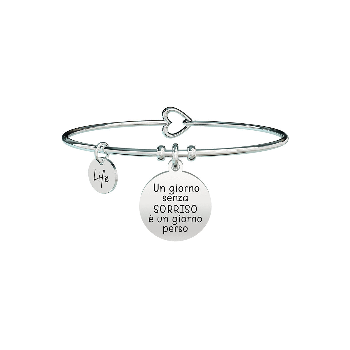 731628 Bracciale Philosophy "Un giorno senza sorriso è un giorno perso"