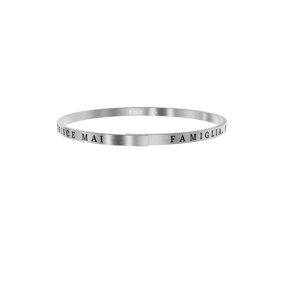 731729 Bracciale Family "Famiglia e' dove la vita ha inizio e l'amore non finisce mai"