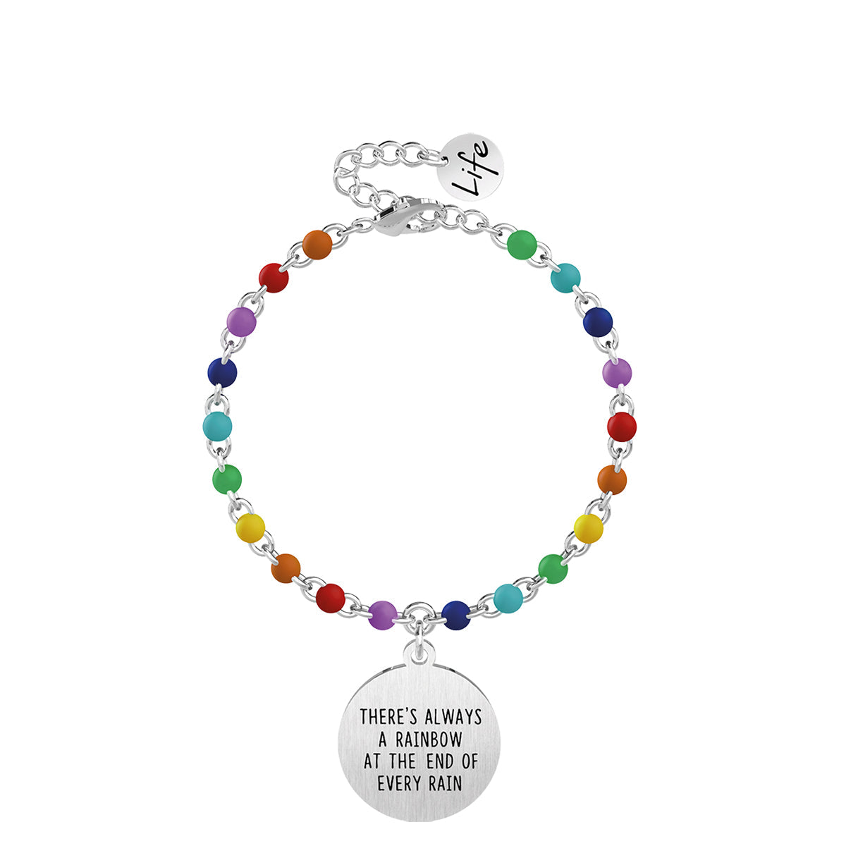 731829 Bracciale Philosophy "There is always a rainbow at the end of every rain"