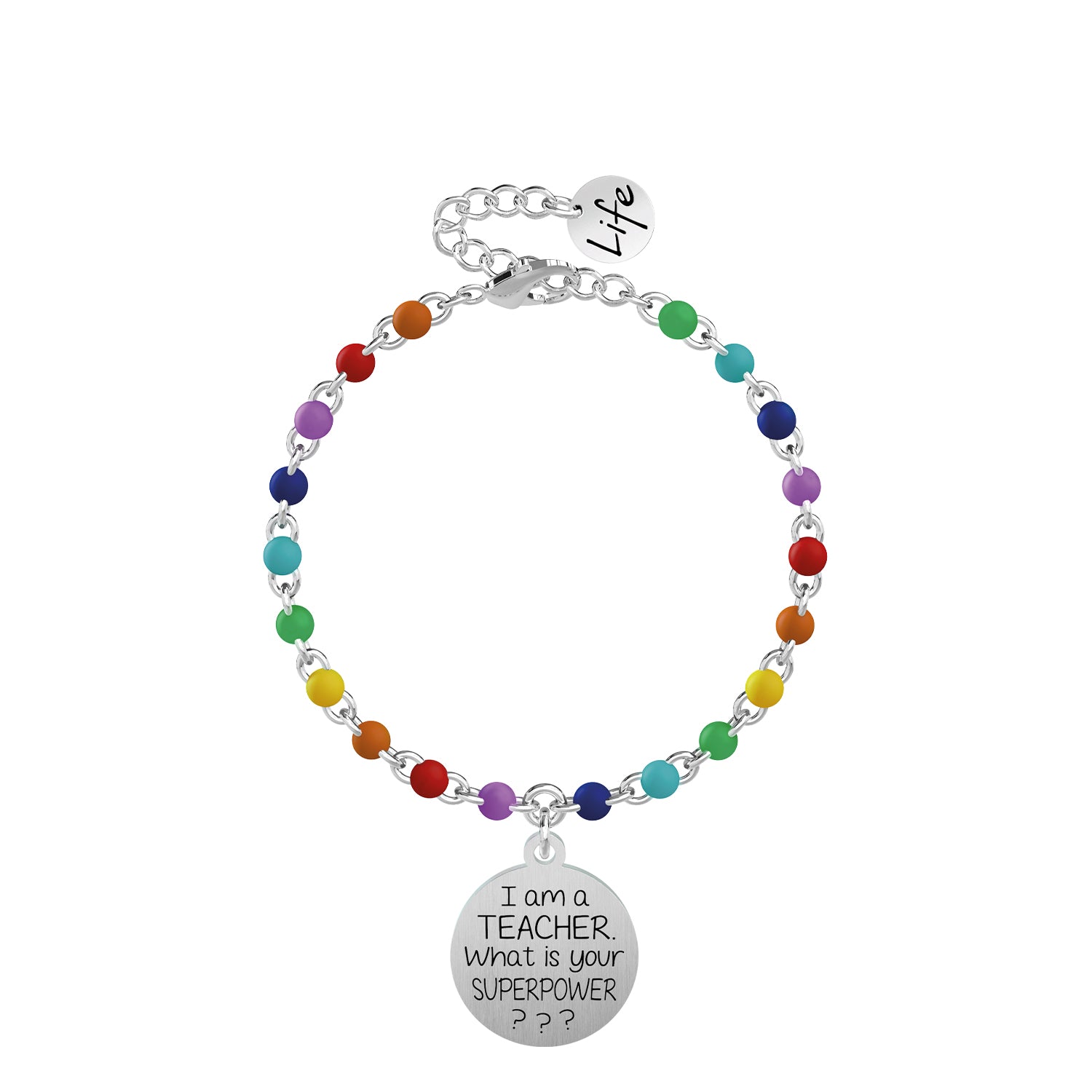 731831 Bracciale Love "I'm a teacher what is your superpower?"