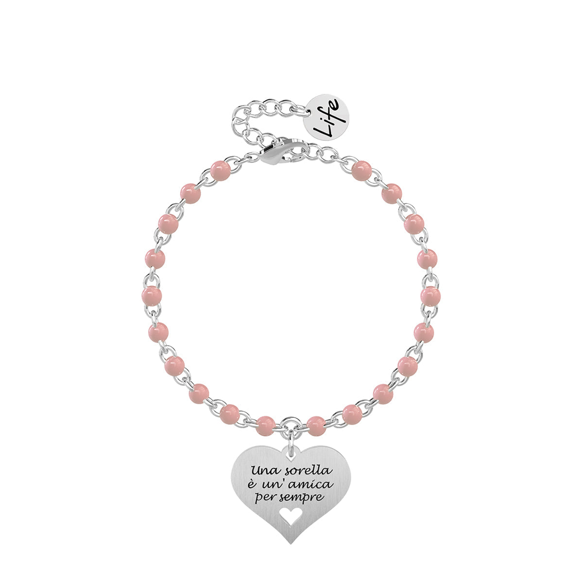 731833 Bracciale Family "Una sorella è un'amica per sempre"