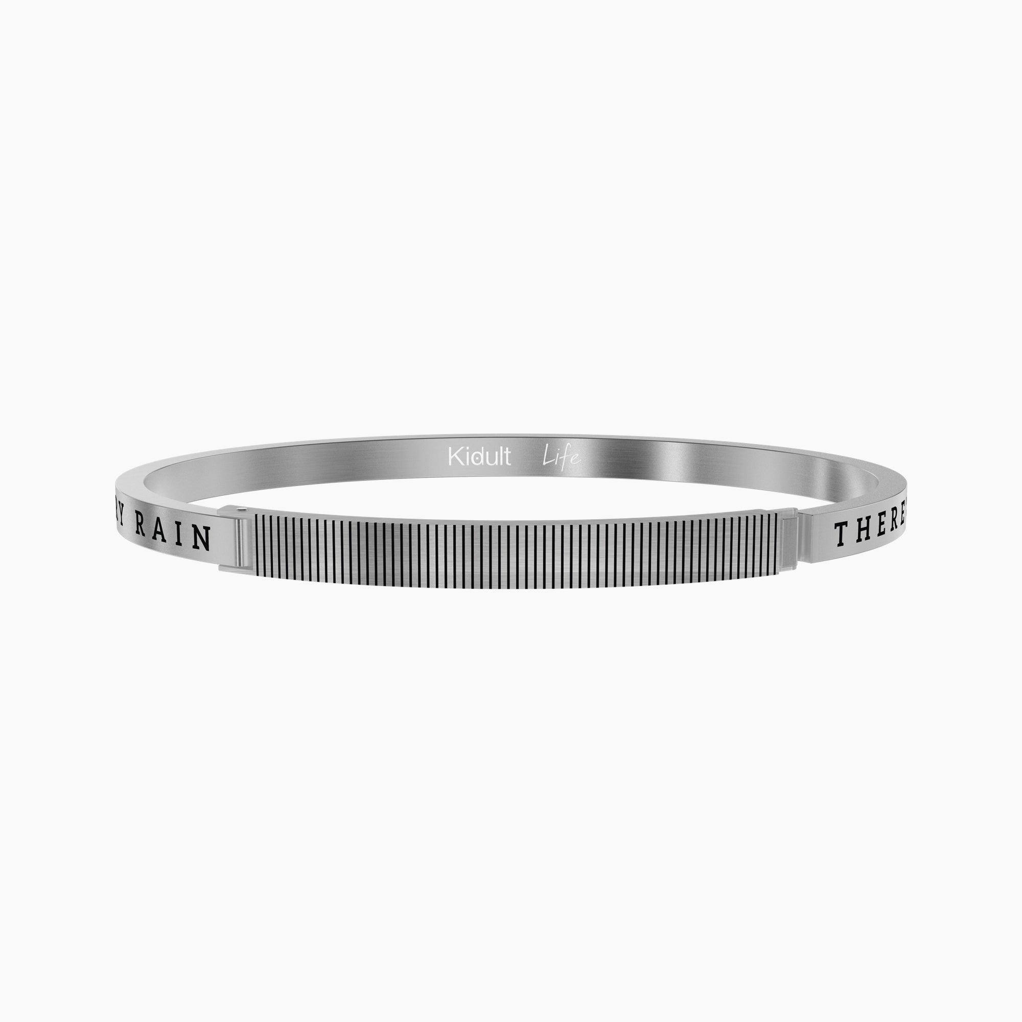 732041 Bangle Philosophy "There's  always a rainbow at the end of every rain"