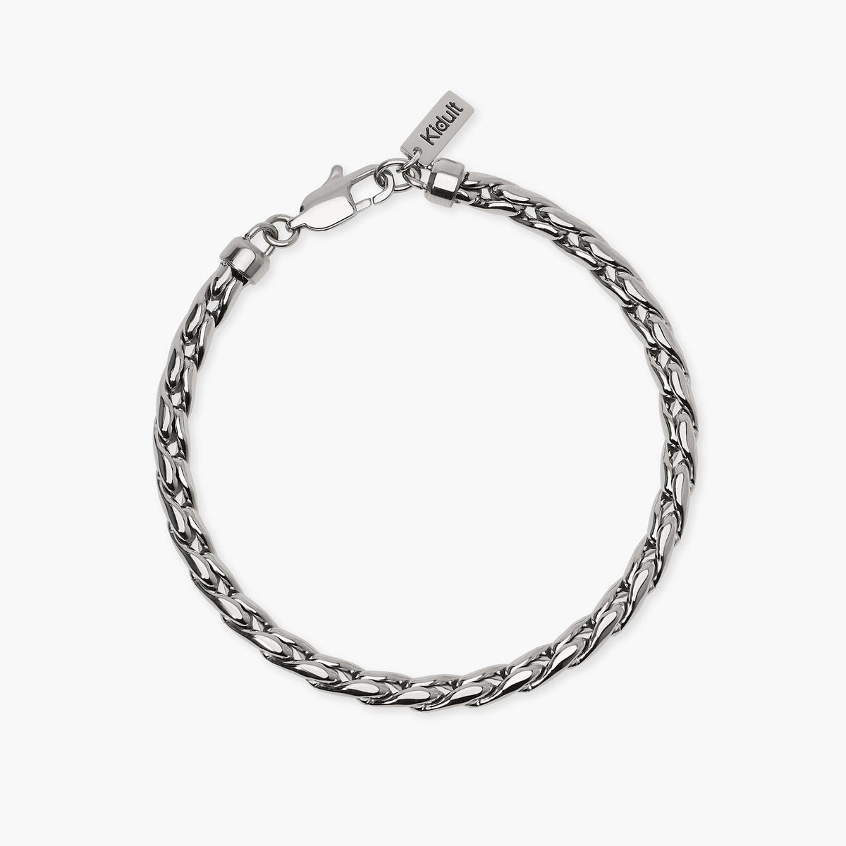 Bracciale uomo in acciaio con catena cardano Style 34