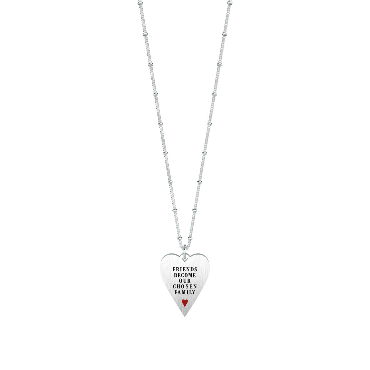 751124 Collana Love "Friends become our chosen family"