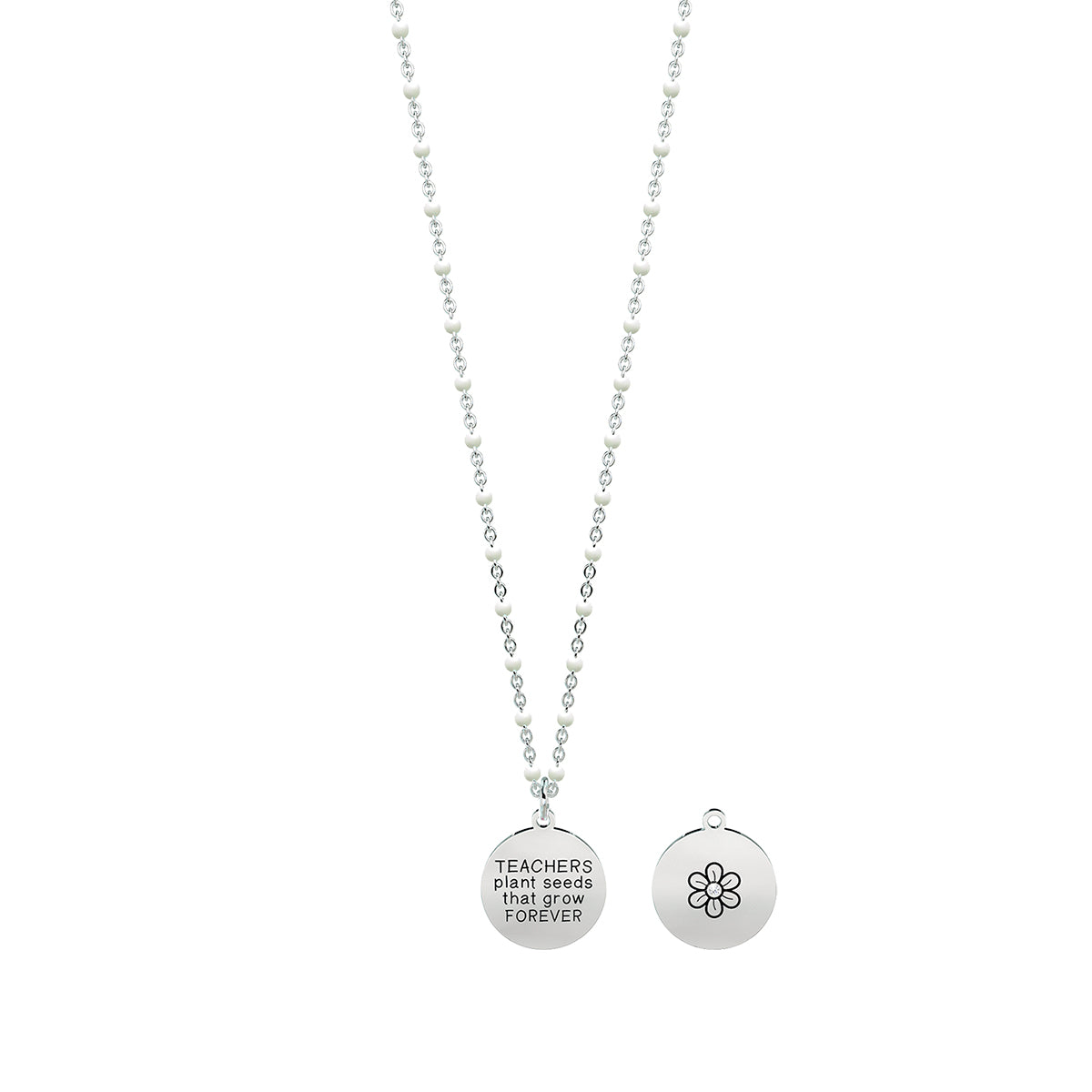 751164 Collana Love "Teacher plant seeds that grow forever"