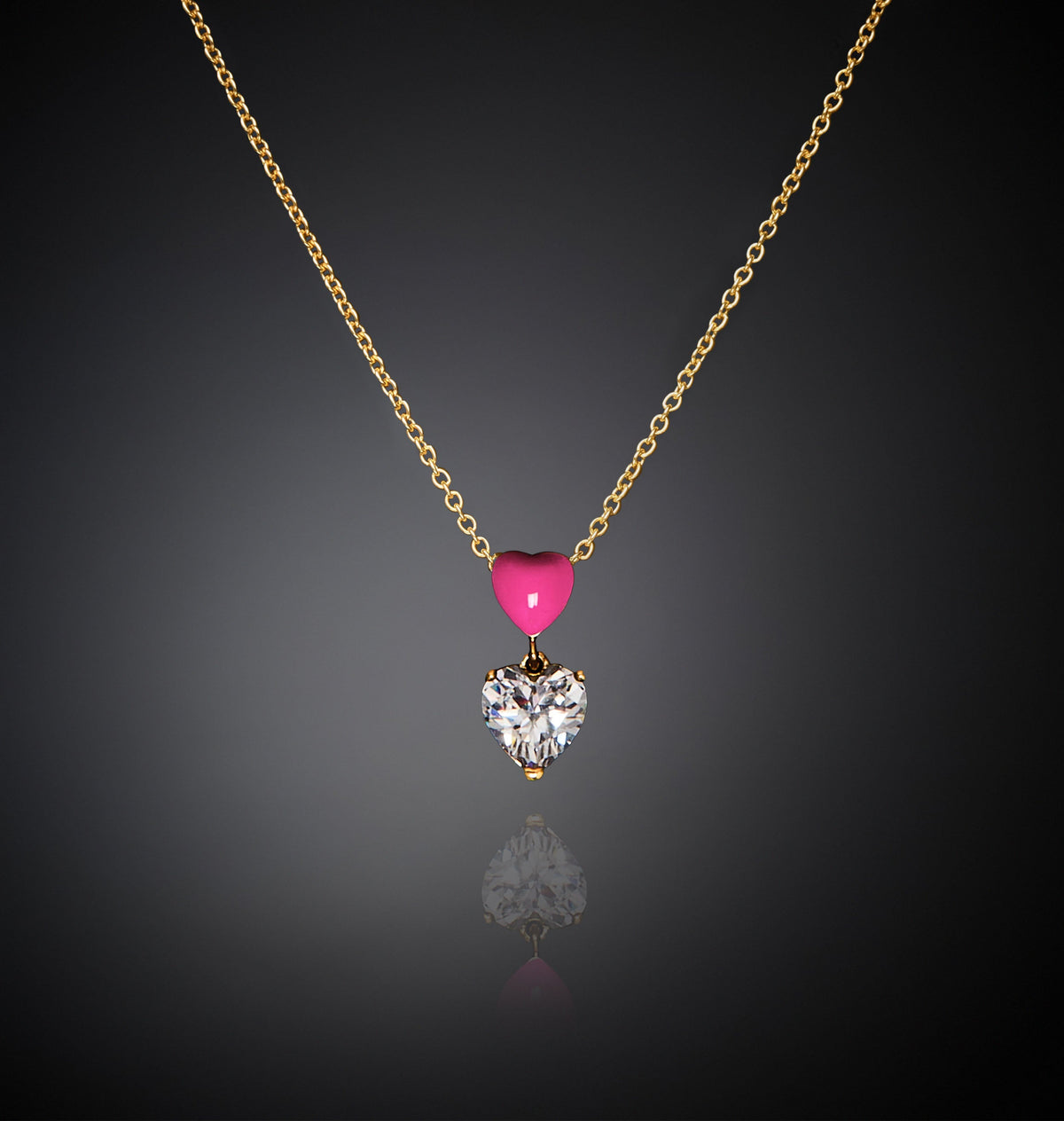 Collana Cuoricino Neon - Gioielleria Fondente