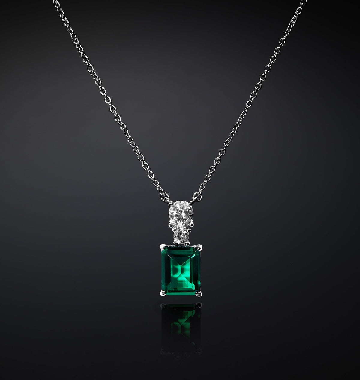 Collana pendente Emerald - Gioielleria Fondente