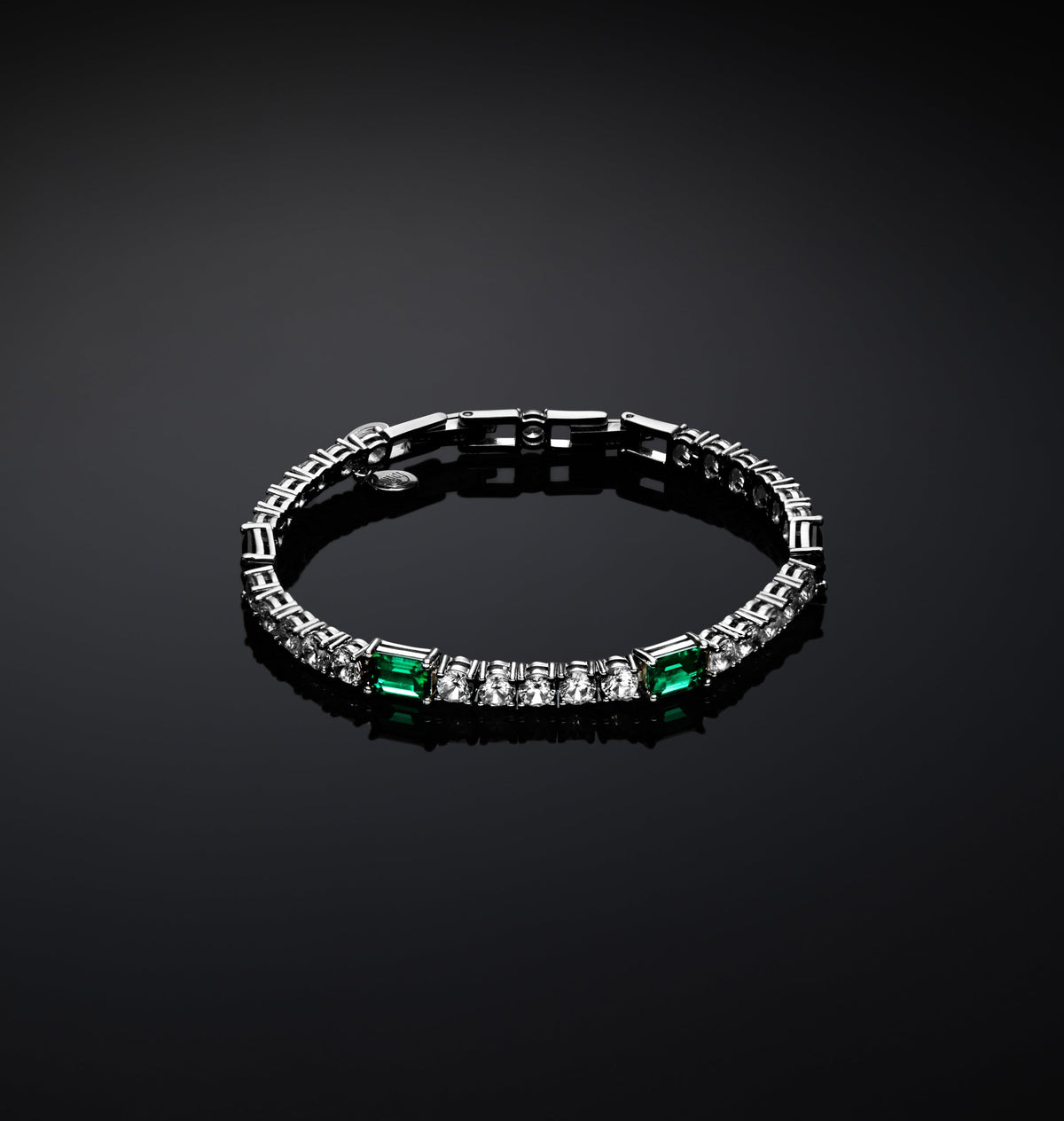 Bracciale Tennis Emerald - Gioielleria Fondente