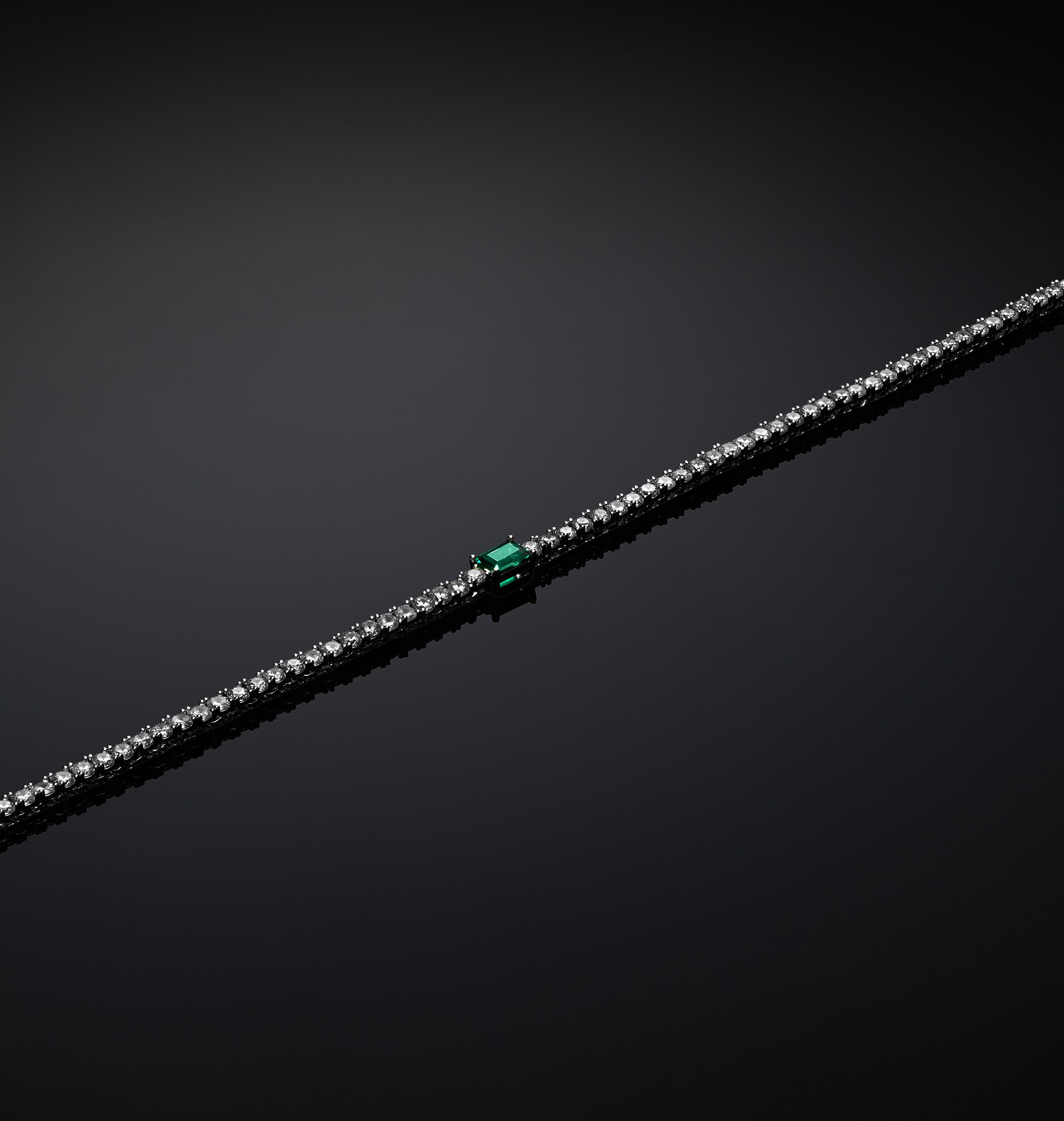 Girocollo tennis Emerald - Gioielleria Fondente