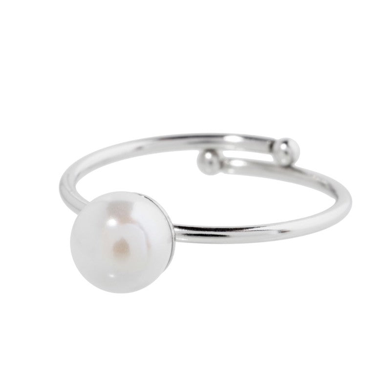 Anello perla 6mm