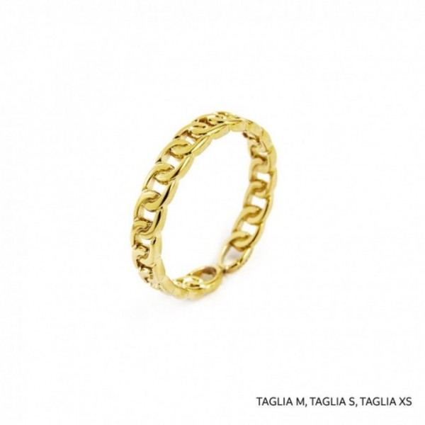 18an099g Anello trama grumetta