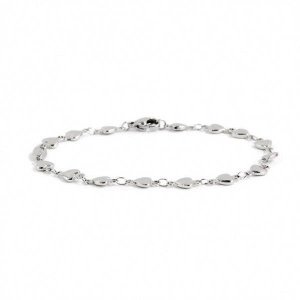 Bracciale Con Catena Cuori - Gioielleria Fondente