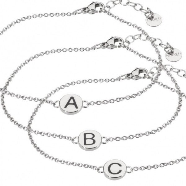 18BR047N BRACCIALE CON LETTERA N SMALTATA