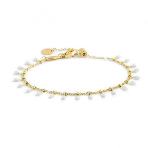 18br192g-w Bracciale catena grumetta