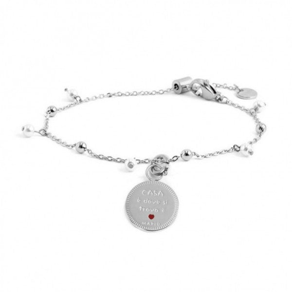BRACCIALE CON PENDENTE CASA - Gioielleria Fondente