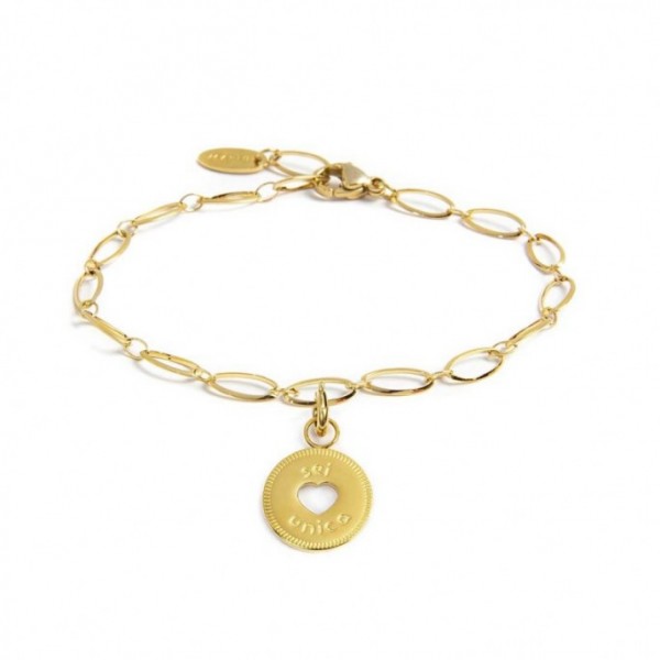 15BR078G BRACCIALE CON PENDENTE SEI UNICA