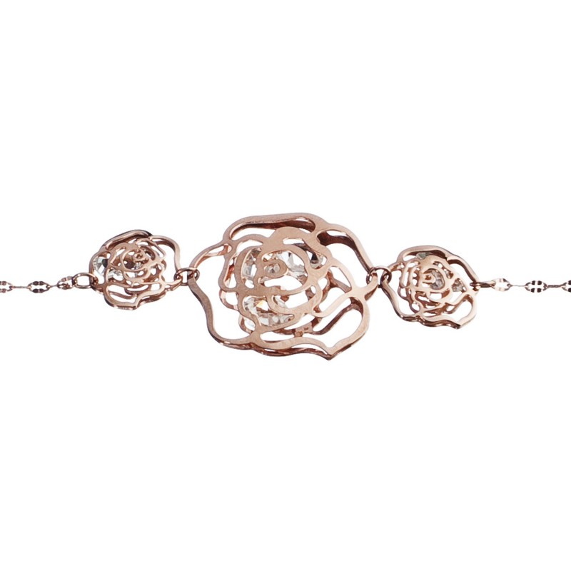 4br1617r Bracciale con zirconi