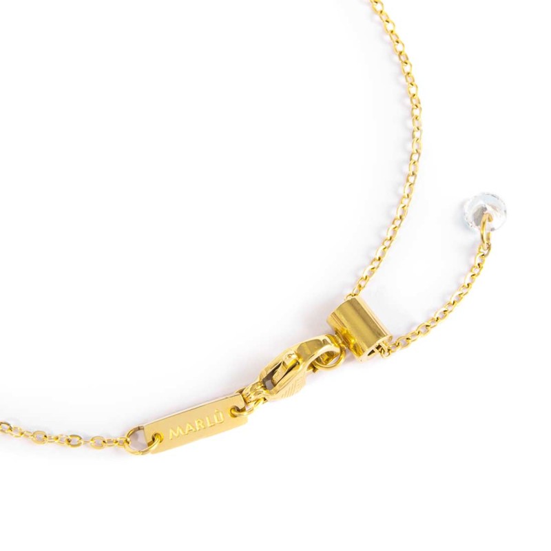 Bracciale con zirconi e smalto