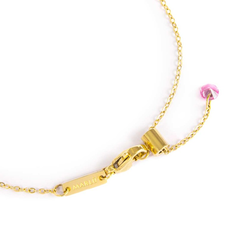 Bracciale con zirconi e smalto