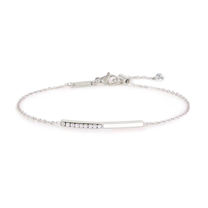 Bracciale con zirconi e smalto