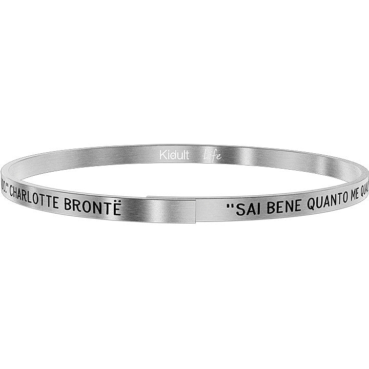 731881 BRACCIALE "Sai bene quanto me qual è il valore dell'affetto di una sorella: non c'è nulla di simile in questo mondo" C. BRONTË