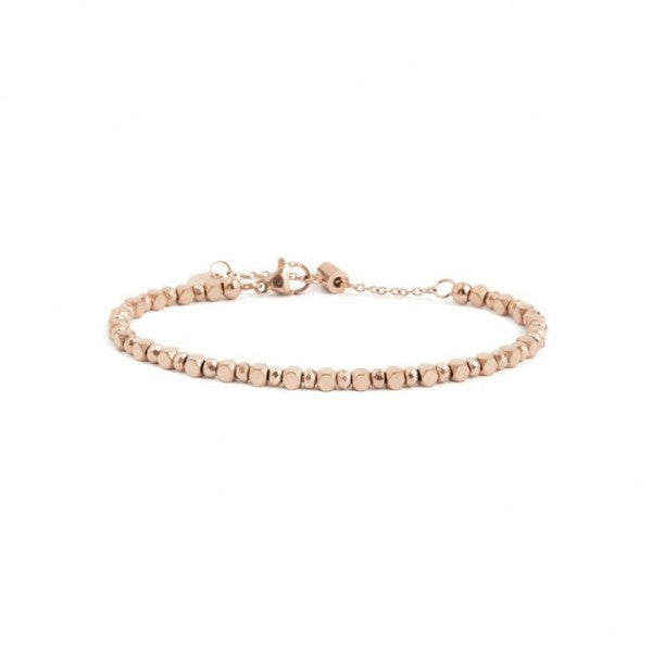 2br0083r BRACCIALE CON EMATITE CUBICA