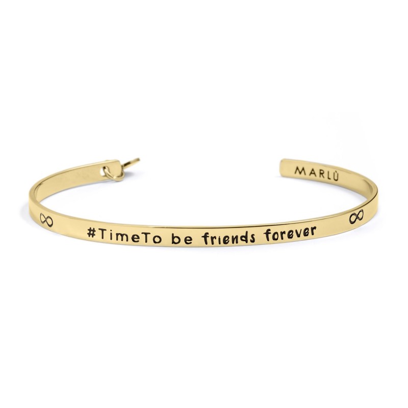 18br106g Bracciale rigido be friends forever