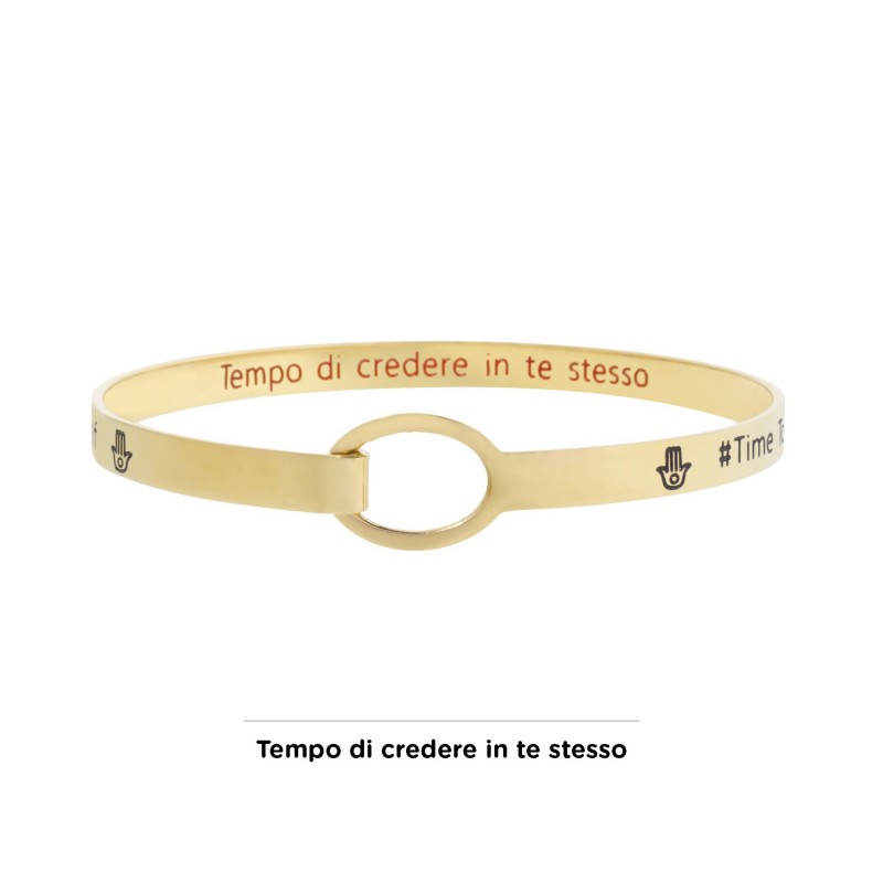18br066g Bracciale rigido believe in yourself
