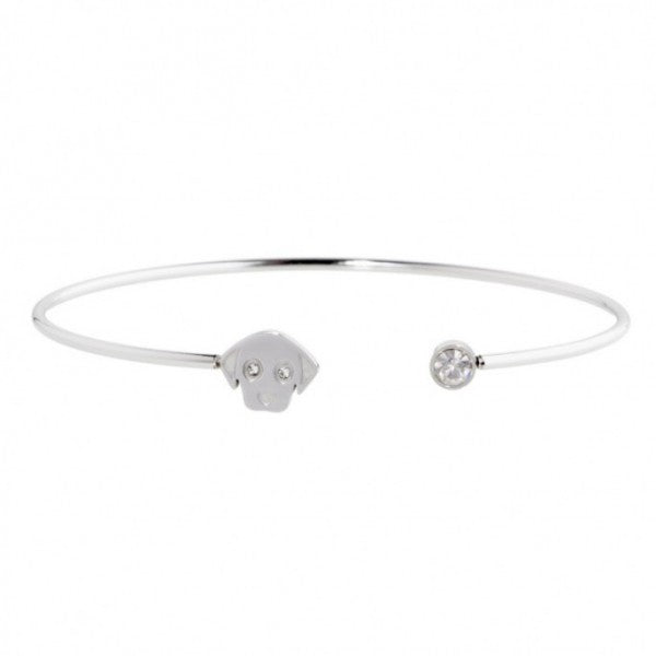 18br079 Bracciale rigido "Cane"