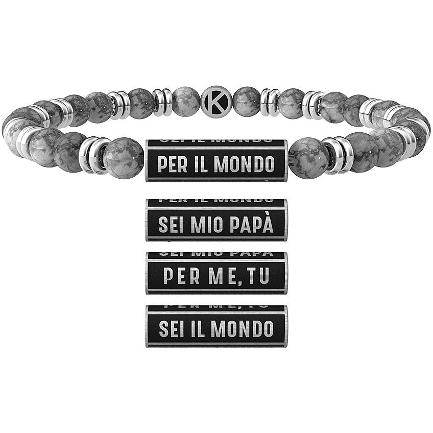 731996 Bracciale Family "Per il mondo sei mio papà - per me tu sei il mondo"