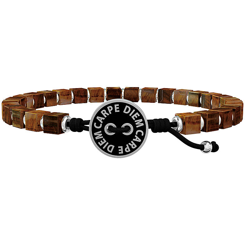 731778 Bracciale Philosophy "Vivi Agisci Ora Adesso. Perché Il Passato È Passato E Domani Sarà Già Troppo Tardi. La Vita È Una Sola E Ogni Istante Merita Di Essere Vissuto Al Massimo"