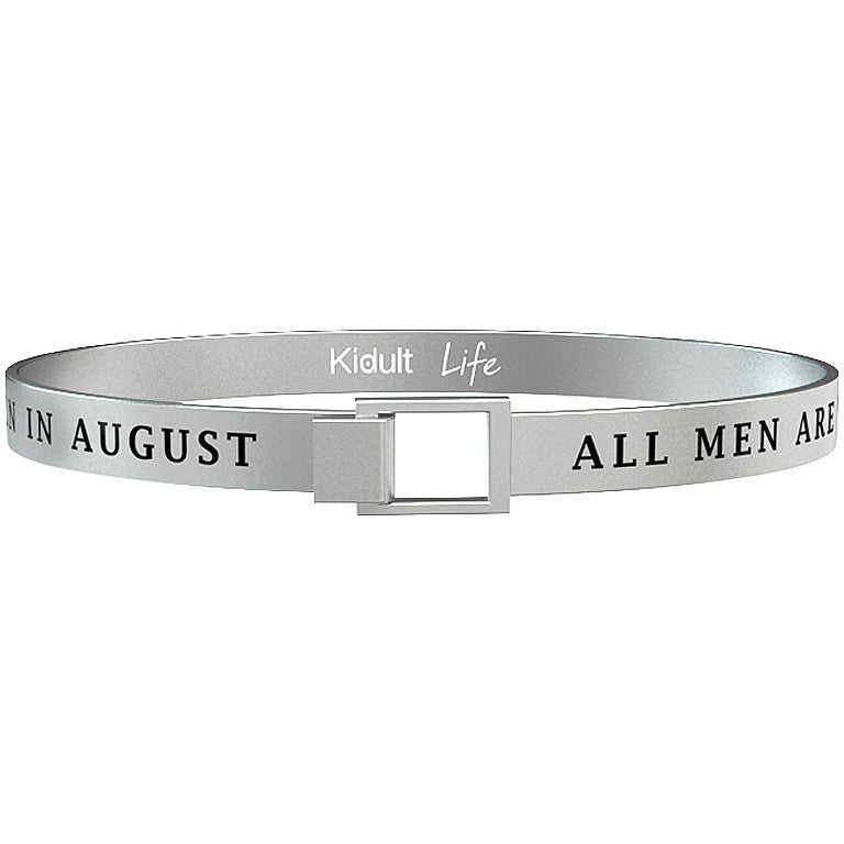 731383 Bracciale Symbols "All men are created equal but only the best are born in august"