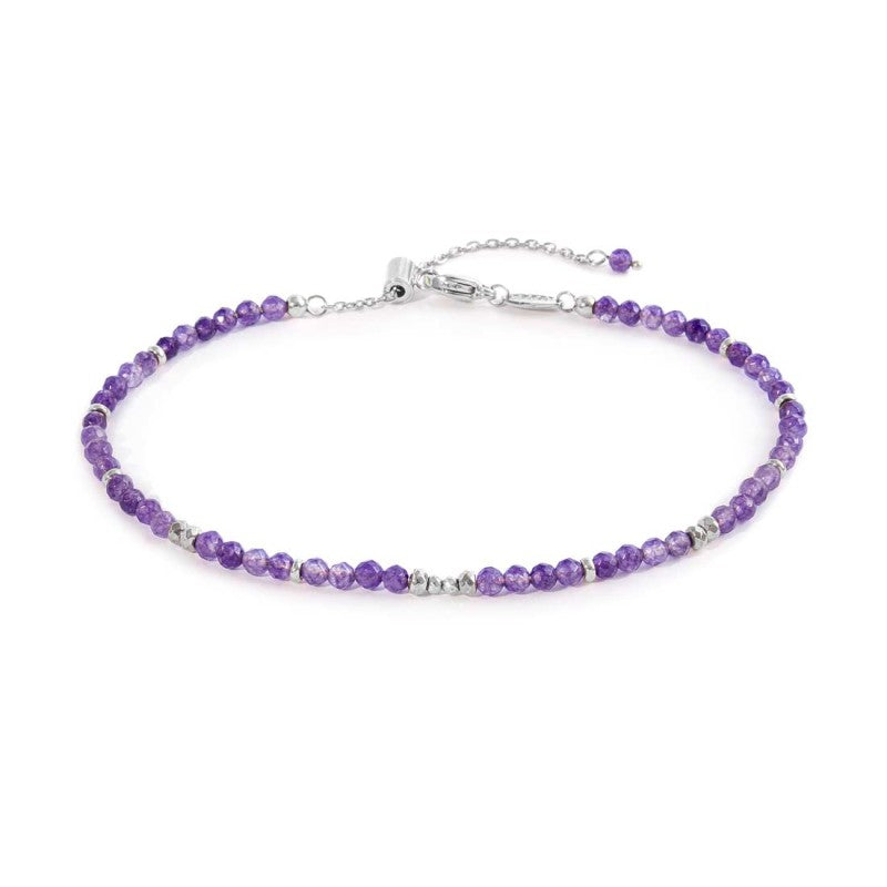 Cavigliera con agata colorata ed ematite